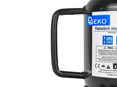 Podnośnik hydrauliczny słupkowy dwustopniowy- niski 6T (4) Geko