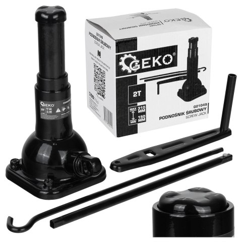Podnośnik śrubowy 150-310mm 2T (6) Geko
