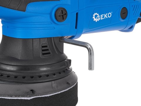 Polerka samochodowa DUAL ACTION z regulacją 150mm GEKO PREMIUM zestaw 4 gąbek (4) Geko