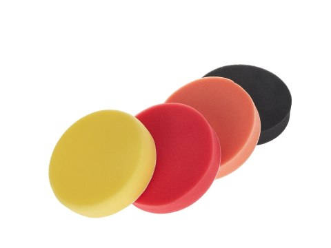 Polerka samochodowa DUAL ACTION z regulacją 150mm GEKO PREMIUM zestaw 4 gąbek (4) Geko