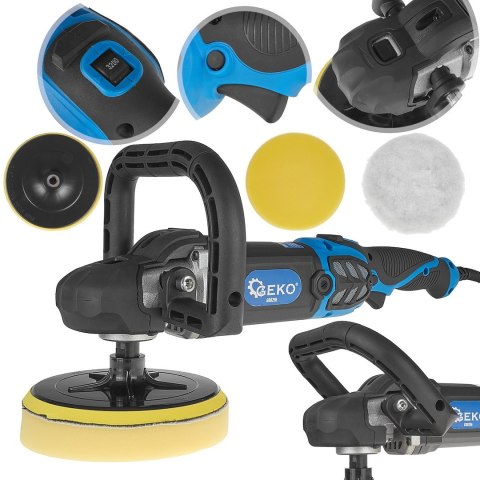 Polerka samochodowa PROFI 1400W 180mm (4) Geko