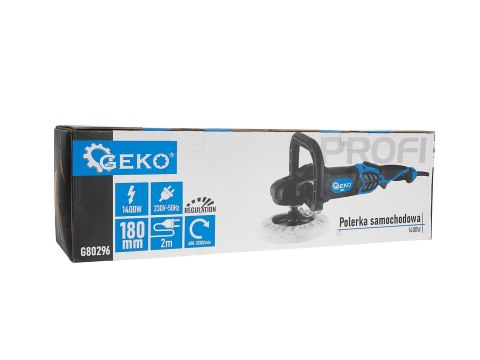 Polerka samochodowa PROFI 1400W 180mm (4) Geko