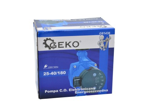 Pompa C.O. Elektroniczna Energooszczędna 25-40/180 (8) Geko