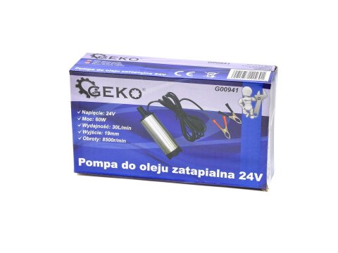 Pompa do oleju zatapialna 24V 52mm(20/50) Geko