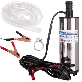 Pompa do oleju zatapialna 24V 52mm z przewodem 3m Geko