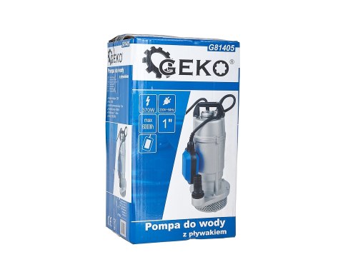 Pompa do wody QDX3-0.37 GEKO żeliwo z pływakiem(1) Geko