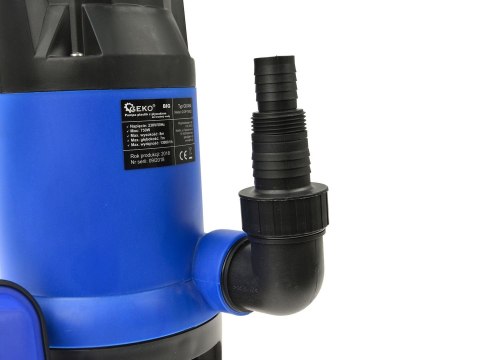 Pompa Plastik do brudnej wody 750W z pływakiem BIG (4) Geko