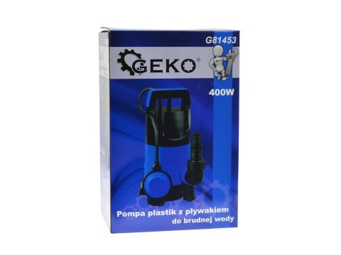 Pompa plastik do brudnej wody z pływakiem typ.2 (4) Geko
