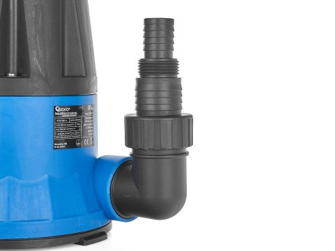 Pompa plastik płytkossąca do czystej wody z wyłącznikiem elektrodowym 550W (4) Geko