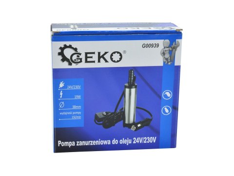 Pompa zanurzeniowa do oleju 24V/230V 38mm (40) Geko