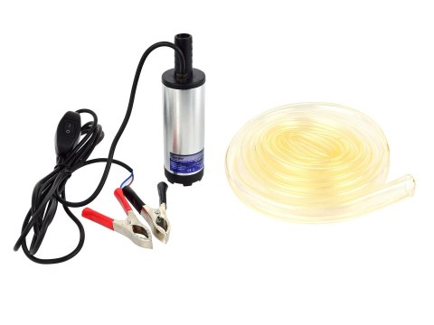 Pompa zanurzeniowa do spuszczania paliwa 12V 37mm z przewodem 3m(20/40) Geko