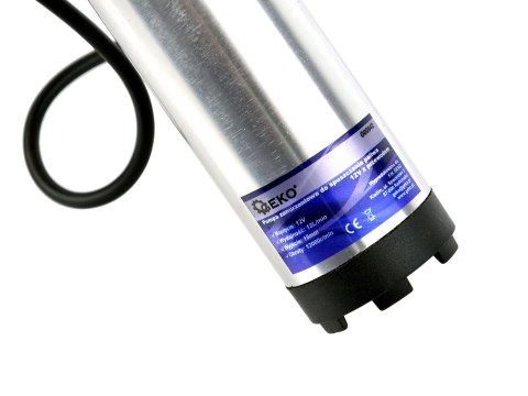 Pompa zanurzeniowa do spuszczania paliwa 12V 37mm z przewodem 3m(20/40) Geko
