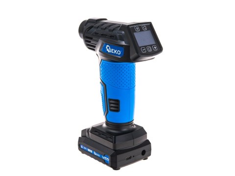 Pompka - kompresor akumulatorowy 12V LCD (0,2-10,3 BAR) Geko