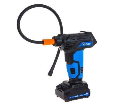Pompka - kompresor akumulatorowy 12V LCD (0,2-10,3 BAR) Geko