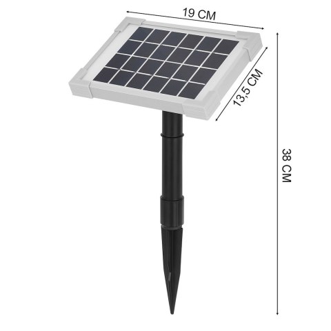 Pompka solarna do oczka wodnego 2W (10) Geko