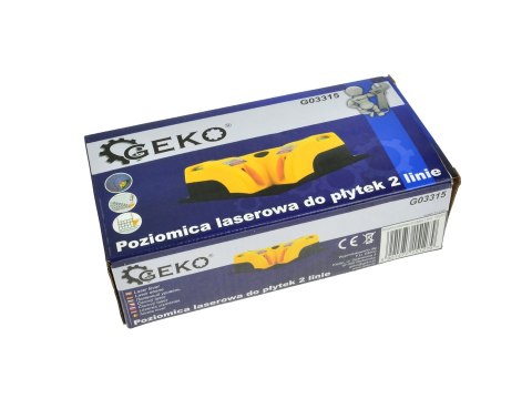 Poziomica laserowa do płytek 2 linie (50) Geko