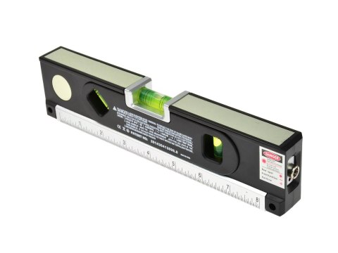 Poziomica laserowa podświetlana z miarą 1,5m Geko