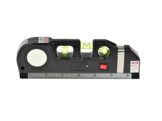 Poziomica laserowa z miarą i metrem 2,5m (50) Geko