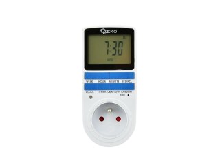 Programator czasowy - włącznik/wyłącznik prądu LCD (50) Geko