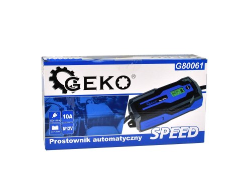 Prostownik automatyczny SPEED 6/12V 10A 4Ah-200Ah (10) Geko