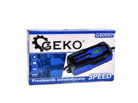 Prostownik automatyczny SPEED 6/12V 4A (10) Geko