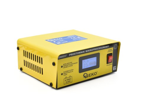 Prostownik mikroprocesorowy LCD 12/24V (1/20) Geko