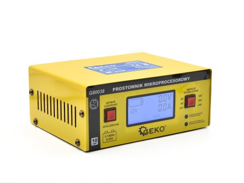Prostownik mikroprocesorowy LCD 6/12/24V (1/20) Geko