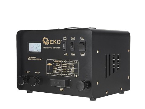 Prostownik z rozruchem 12/24V 200A pilot (1) Geko
