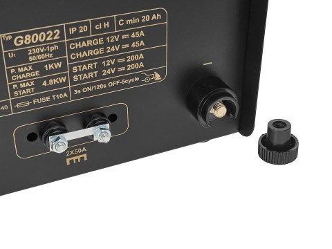 Prostownik z rozruchem 12/24V 200A pilot (1) Geko