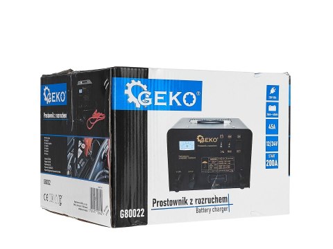 Prostownik z rozruchem 12/24V 200A pilot (1) Geko