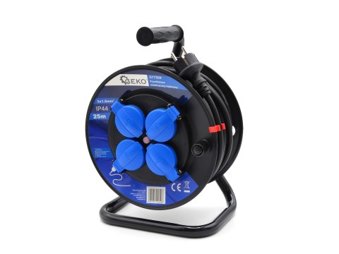 Przedłużacz elektryczny bębnowy 3x1.5mm2 25m IP44 (1) Geko