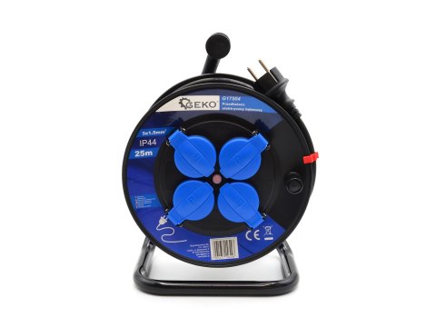 Przedłużacz elektryczny bębnowy 3x1.5mm2 25m IP44 (1) Geko