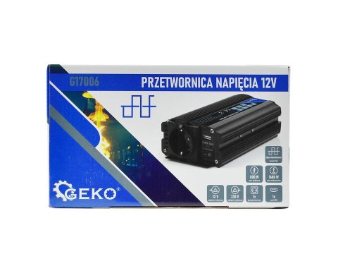 Przetwornica napięcia 12V/230V 800/1600W (16) Geko