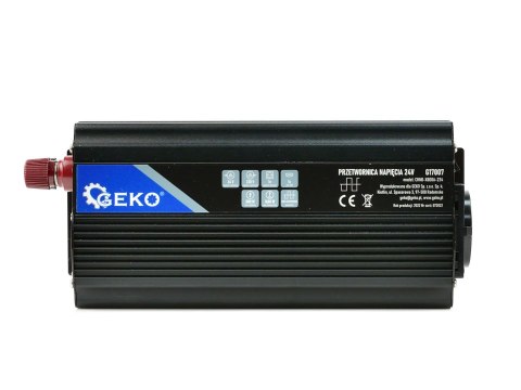 Przetwornica napięcia 24V/230V 800/1600W (16) Geko