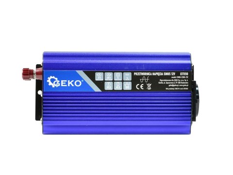 Przetwornica napięcia SINUS 12V/230V 300/600W (16) Geko