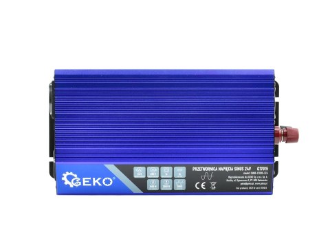 Przetwornica napięcia SINUS 24V/230V 1000/2000W (4) Geko