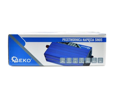 Przetwornica napięcia SINUS 24V/230V 1000/2000W (4) Geko