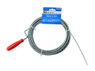 Przetykacz - sprężyna do rur 6mm x 5m (20/40) Geko