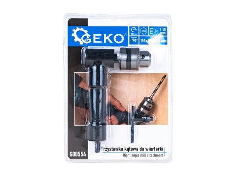 Przystawka kątowa do wiertarki 1-10mm (24) Geko