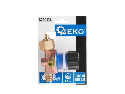 Reduktor gazu z regulacją ciśnienia 0,5-4 bar propan/butan (40) Geko
