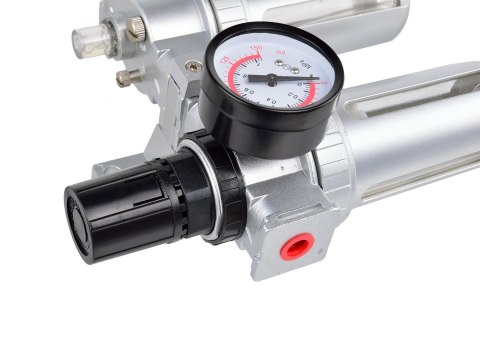 Reduktor powietrza z filtrem i smarowaniem 1/4" 2 el.(20) Geko