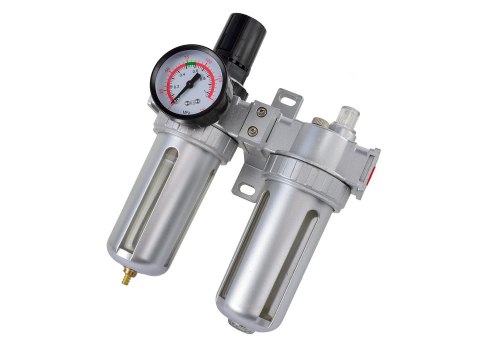 Reduktor powietrza z filtrem i smarowaniem 1/4" 2 el.(20) Geko