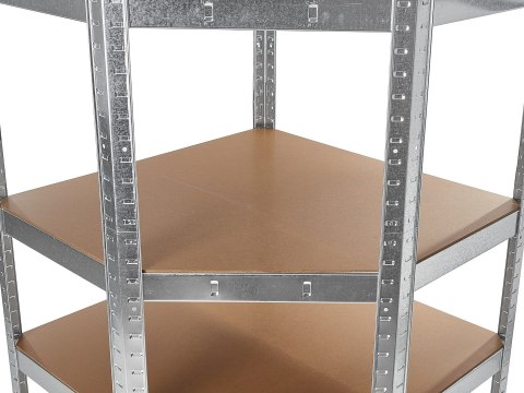 Regał magazynowy narożny 180x40x70cm 175kg (1) Geko