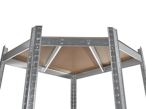 Regał magazynowy narożny 180x40x70cm 175kg (1) Geko