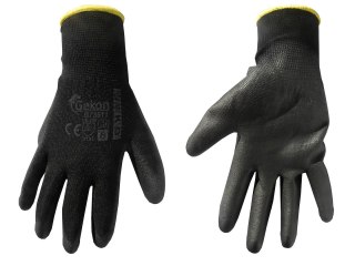 Rękawice ochronne GEKO r.8/czarne/(12/300) Geko