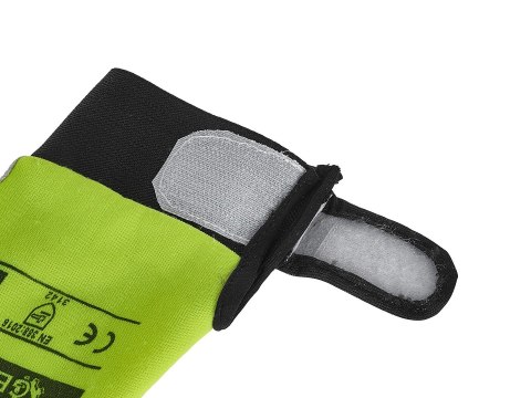 Rękawice robocze monterskie skórzane żółte Kozia skóra - rzep r.10 (12/48) Geko