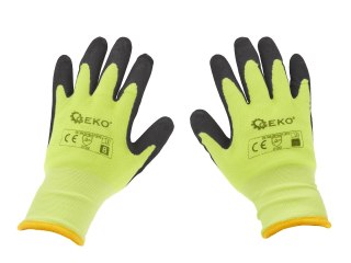 Rękawice robocze ocieplane zimowe fluorescencyjne r. 8 (12/120) Geko