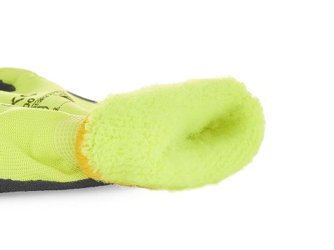 Rękawice robocze ocieplane zimowe fluorescencyjne r. 9 (12/120) Geko