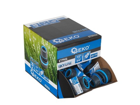 Reparator redukcyjny 1/2" na 3/4" SKY-LINE - kartonik wystawowy (20/240) Geko
