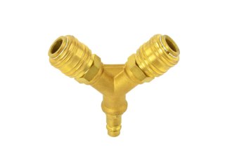 Rozdzielacz-trójnik pneumatyczny ze złączkami 1/2" (100) Geko